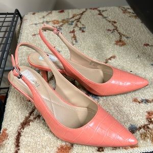 Salmon sling backs